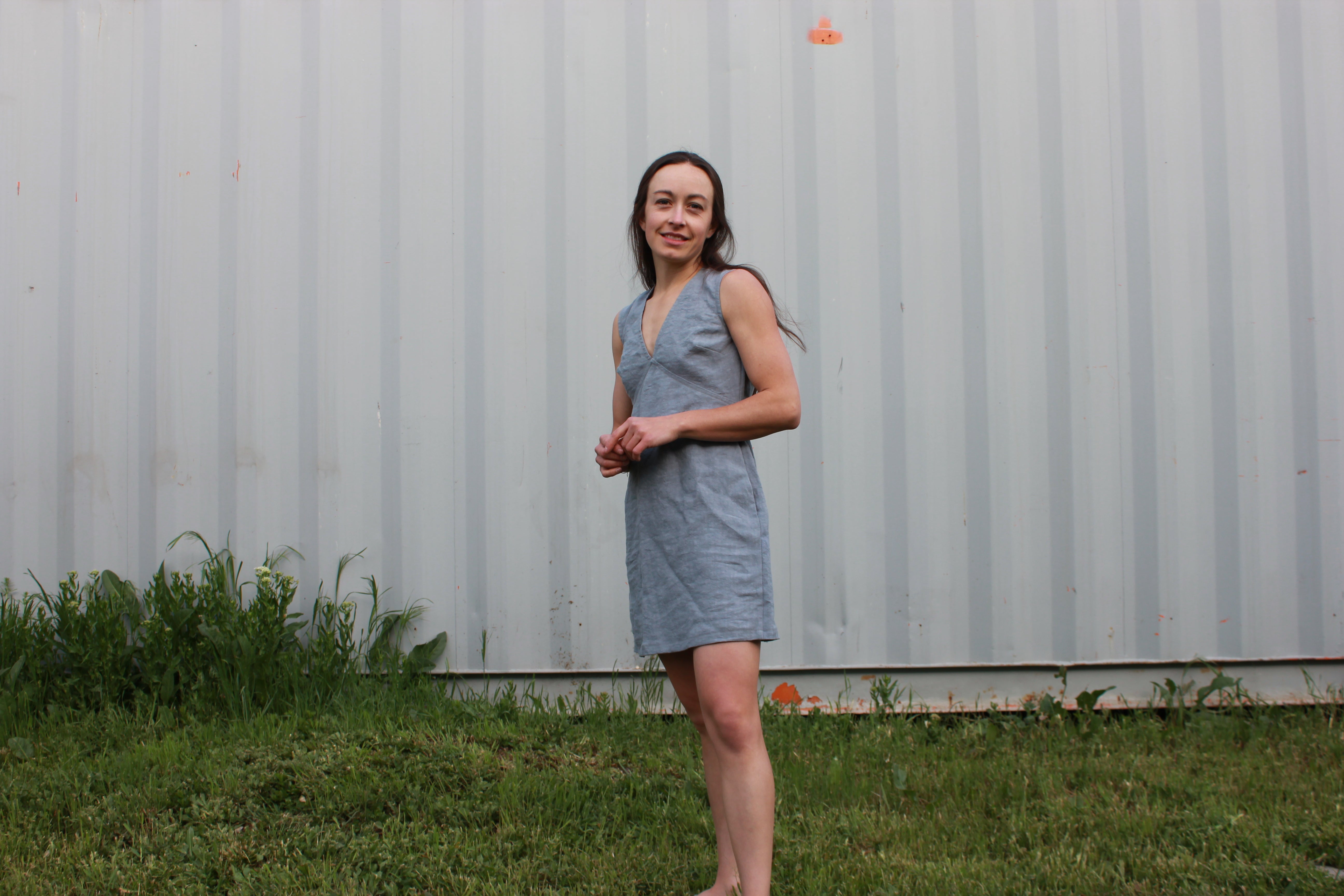 V Neck Shift Dress Pattern