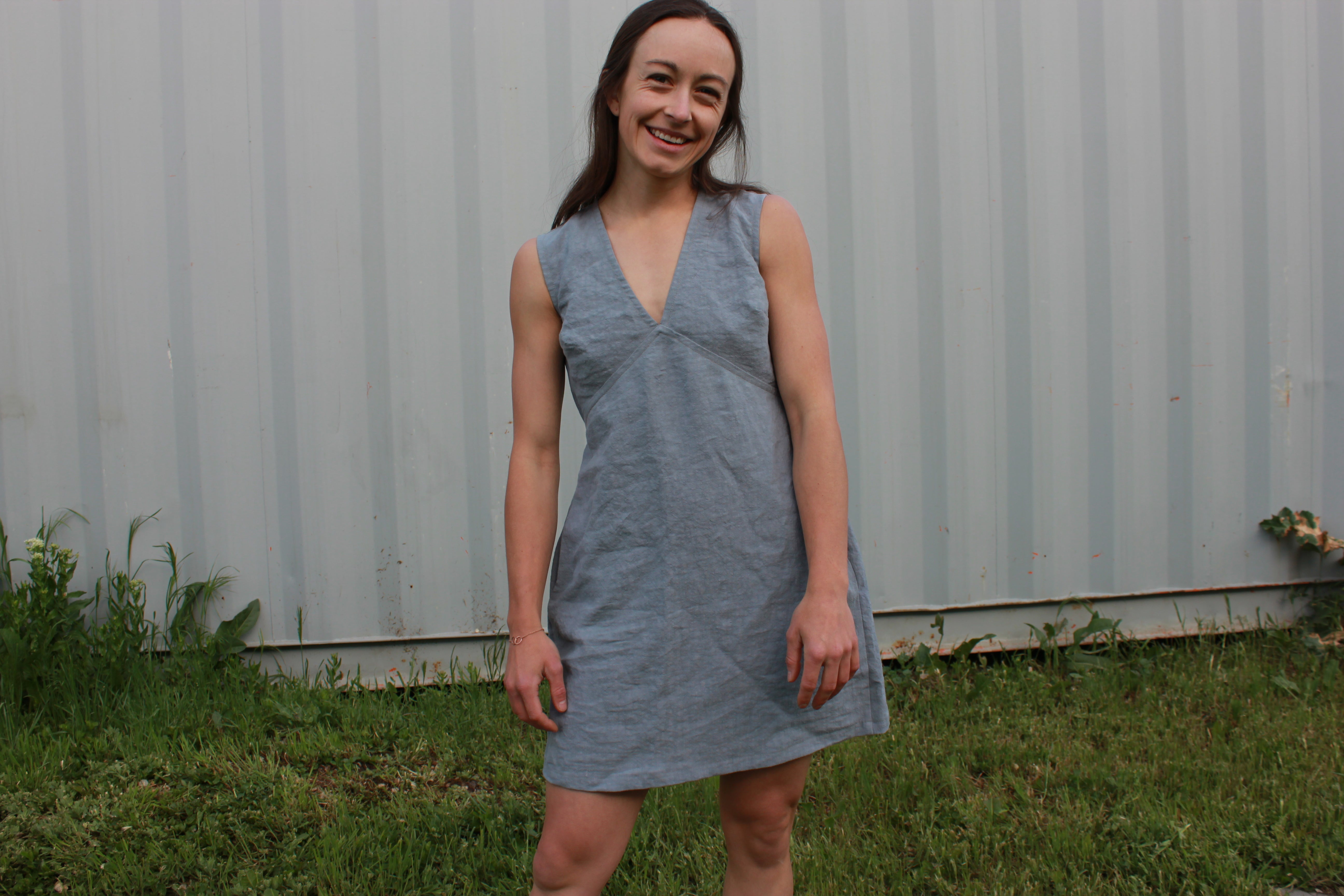 V Neck Shift Dress Pattern